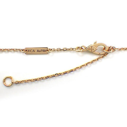 Van Cleef & Arpels Necklace Perlee Couleur Cabochon Cut Carnelian 18k Pink Gold — view 4