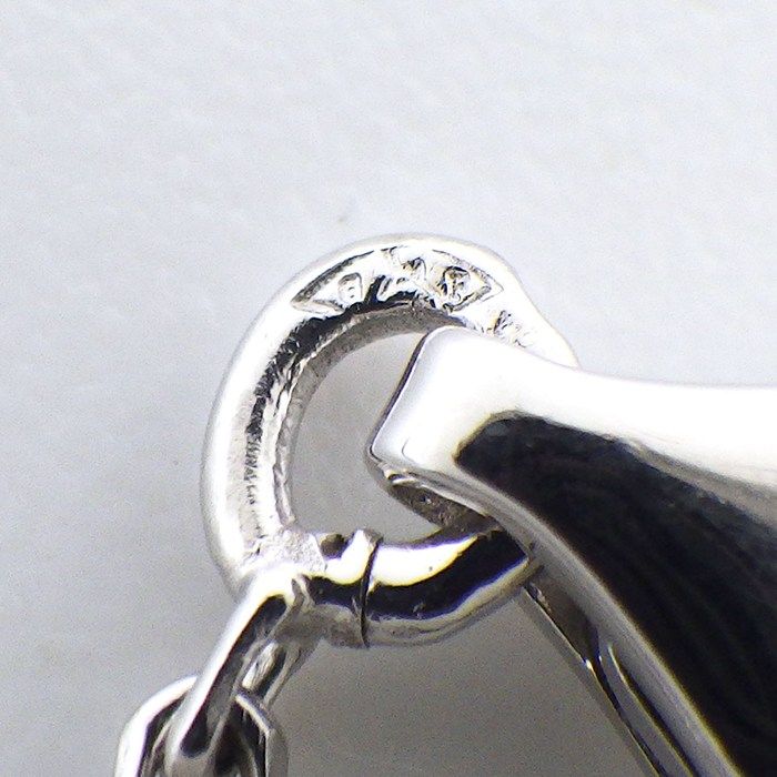 Van Cleef & Arpels Necklace Vintage Alhambra White Shell 18k White Gold — view 6