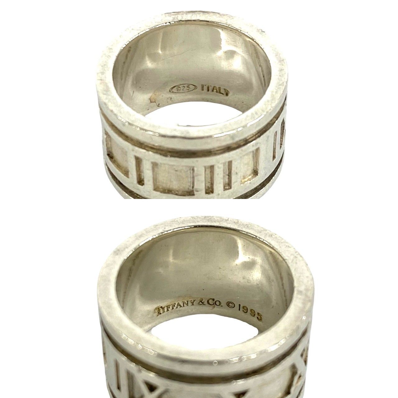 Tiffany & Co Vintage Atlas Wide Ring 925 Sterling Silver — view 3