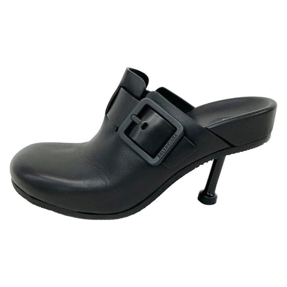 Balenciaga Sandals 37 Mallorca Black Leather
