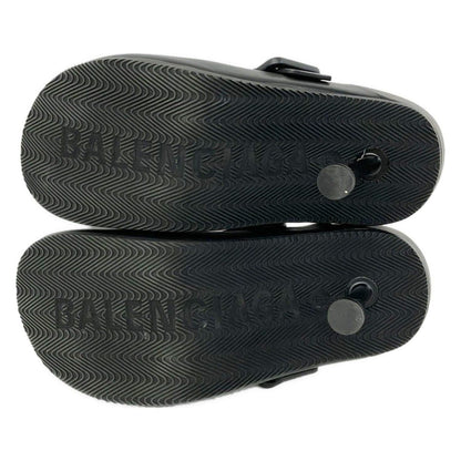Balenciaga Sandals 37 Mallorca Black Leather — view 4