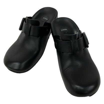 Balenciaga Sandals 37 Mallorca Black Leather — view 2