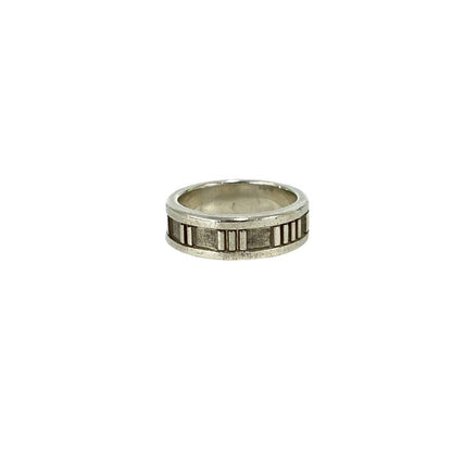 Tiffany & Co Box Atlas Ring 925 Sterling Silver No 10 0512 — view 4