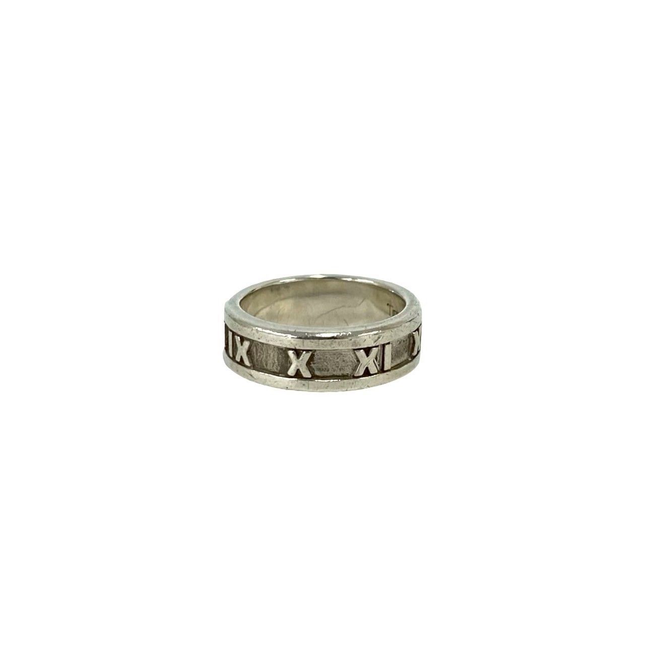 Tiffany & Co Box Atlas Ring 925 Sterling Silver No 10 0512 — view 6