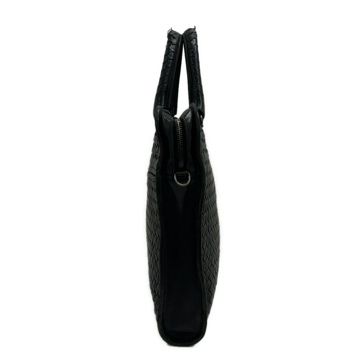 Bottega Veneta Business Bag Intrecciato Black No Lock Leather — view 4