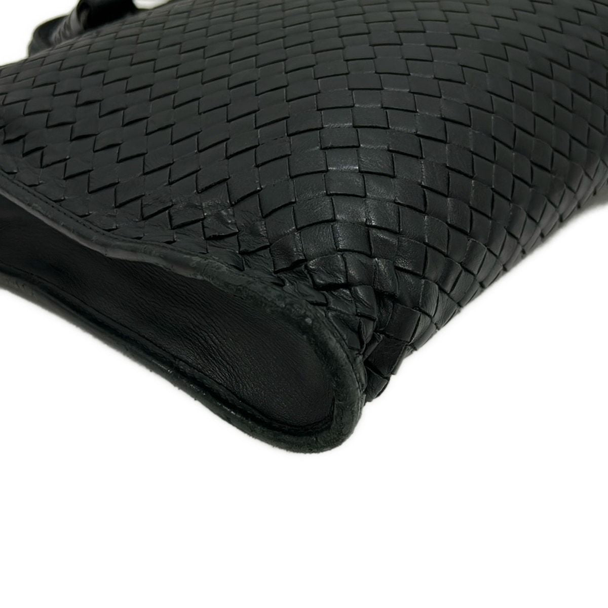 Bottega Veneta Business Bag Intrecciato Black No Lock Leather — view 6