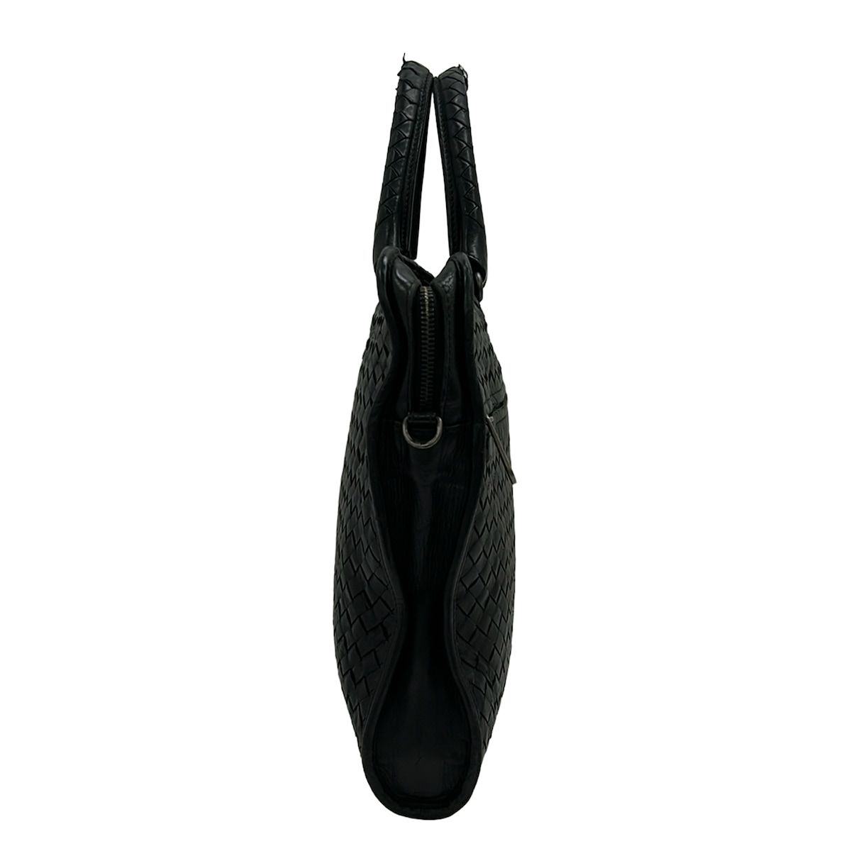 Bottega Veneta Business Bag Intrecciato Black No Lock Leather — view 2