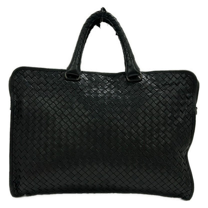 Bottega Veneta Business Bag Intrecciato Black No Lock Leather — view 3
