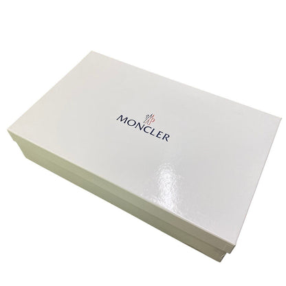 Moncler Belted Embossed Logo Rain Shoes Boots 36 Black White — view 8