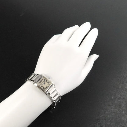 Cartier Tank Francaise SM Watch Ivory Quartz — view 4
