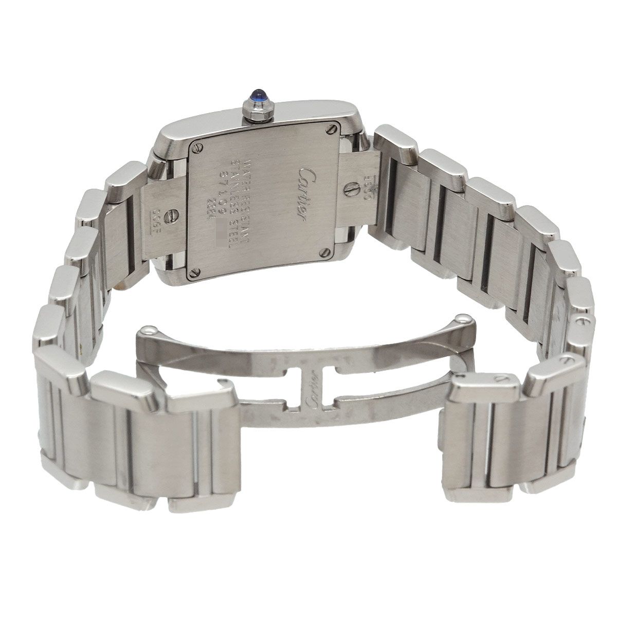Cartier Tank Francaise SM Watch Ivory Quartz — view 5