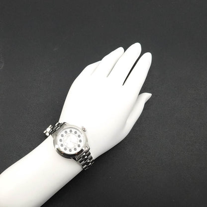 Fendi Eyeshine Watch Gemstone Topaz Spinel White Shell Quartz Ishine — view 3