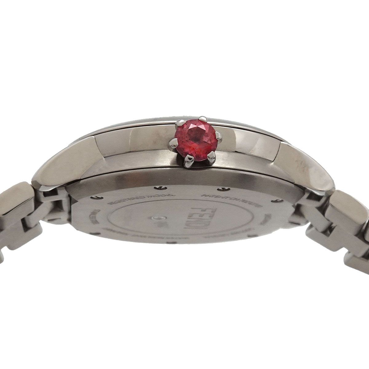 Fendi Eyeshine Watch Gemstone Topaz Spinel White Shell Quartz Ishine — view 5