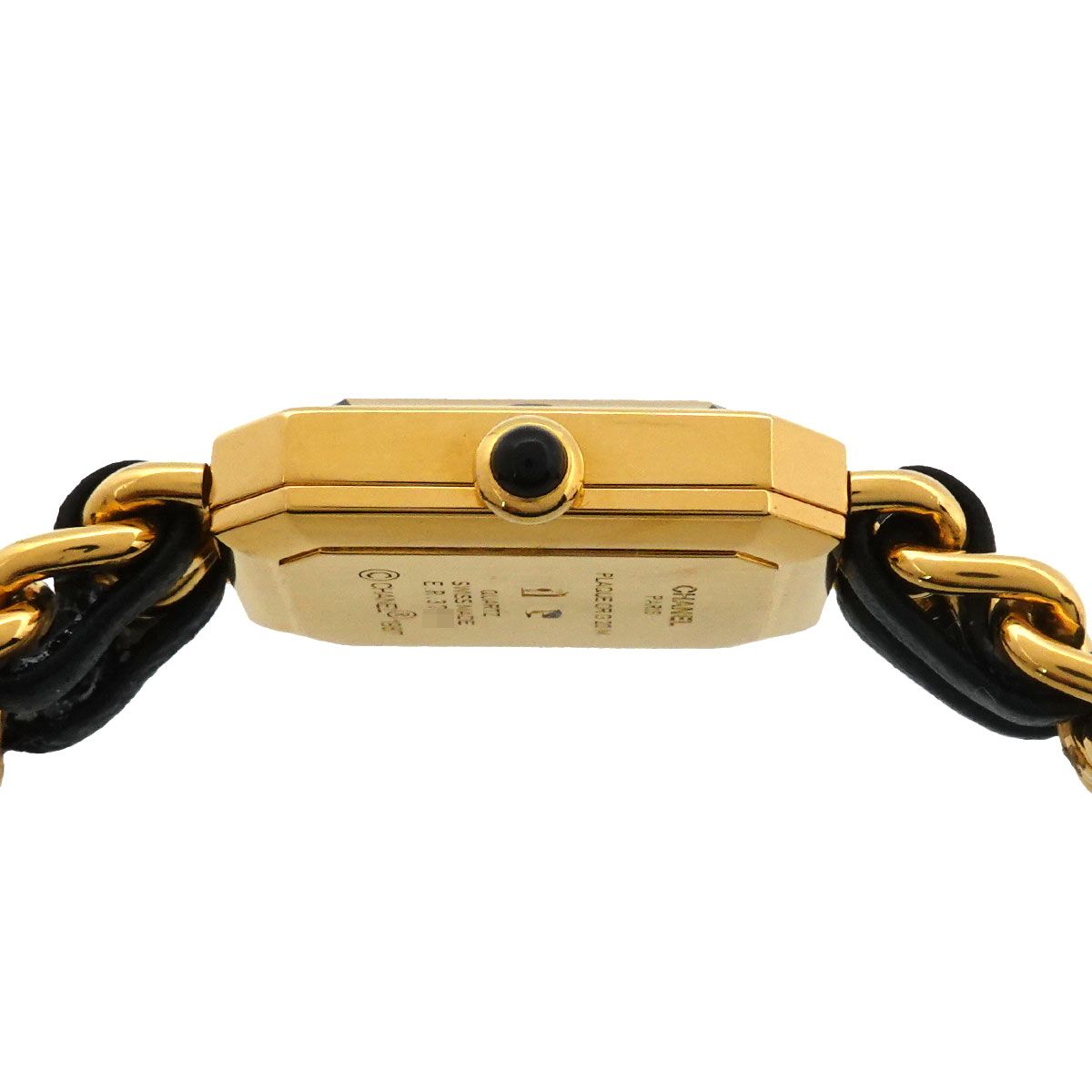 Chanel Premiere L Vintage Watch Black Gold — view 5