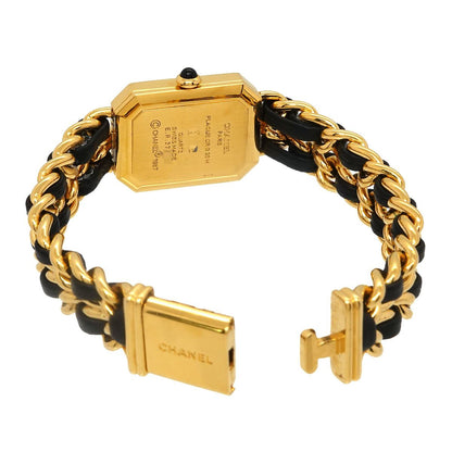 Chanel Premiere L Vintage Watch Black Gold — view 4