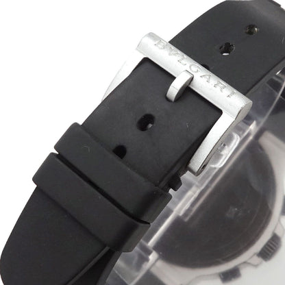 Bvlgari Aluminum Chronograph Watch Date Silver Automatic Winding — view 7