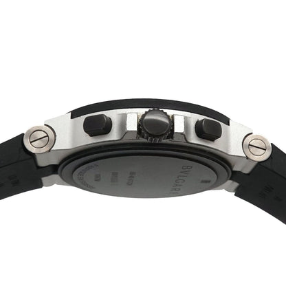 Bvlgari Aluminum Chronograph Watch Date Silver Automatic Winding — view 6