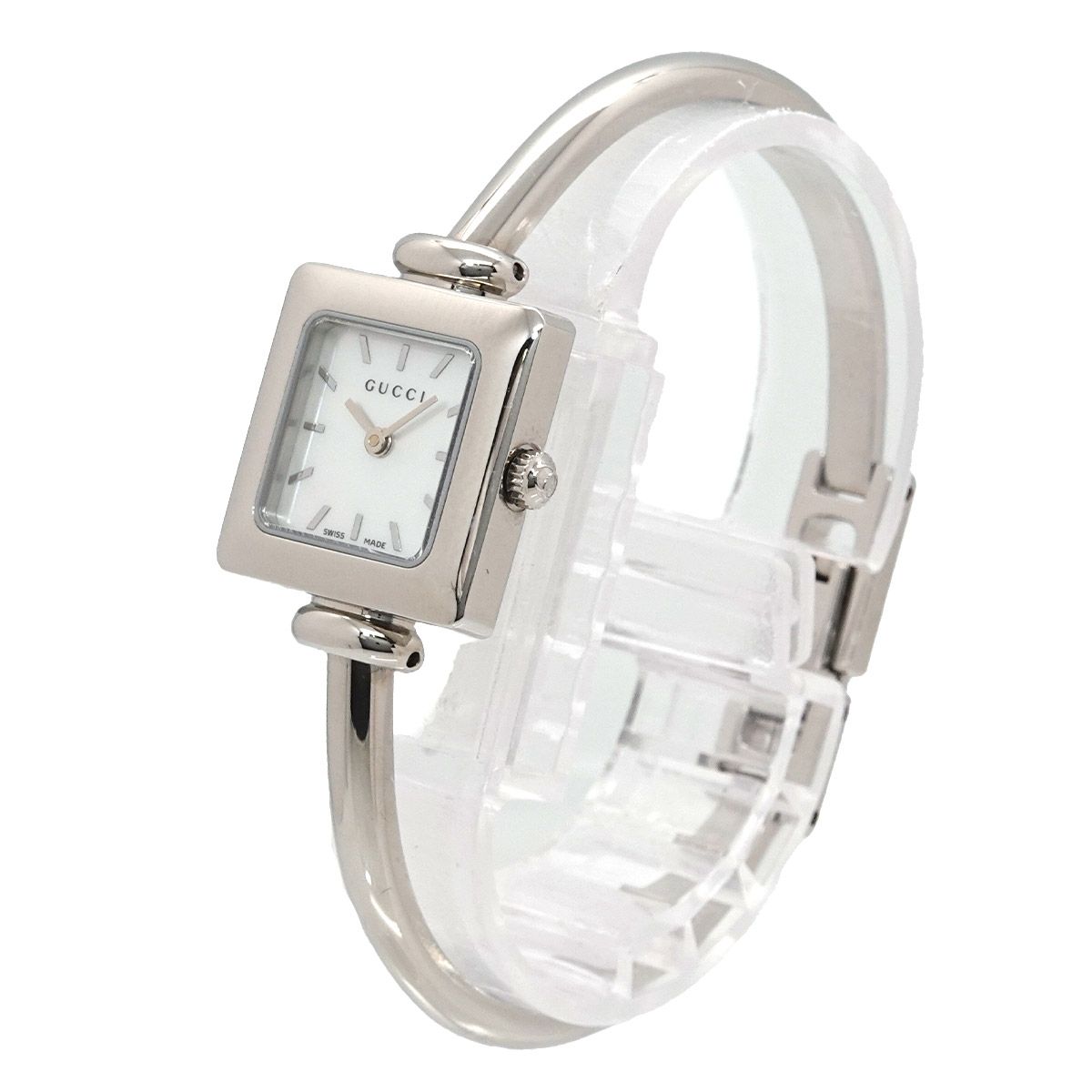 Gucci Watch Bangle White Shell Quartz — view 3