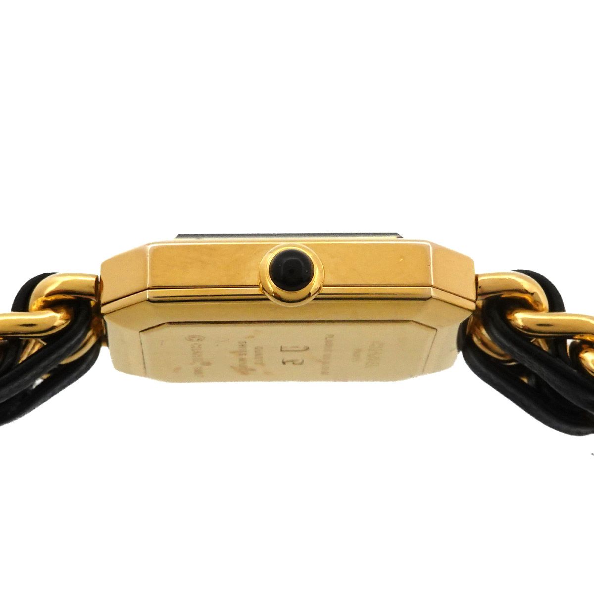 Chanel Premiere L Vintage Watch Black Gold — view 5