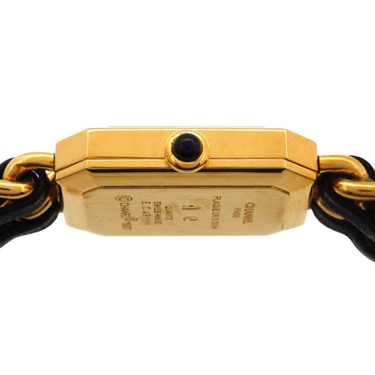 Chanel Premiere M Vintage Watch Black Gold — view 5