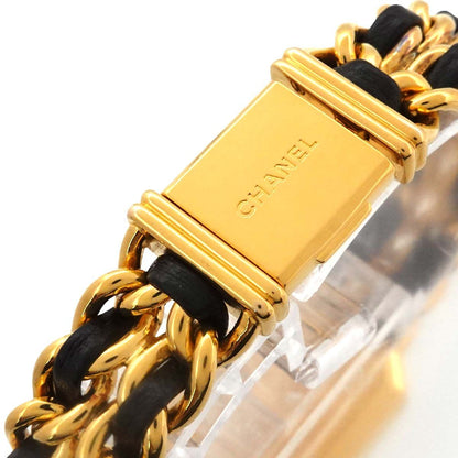 Chanel Premiere M Vintage Watch Black Gold — view 6