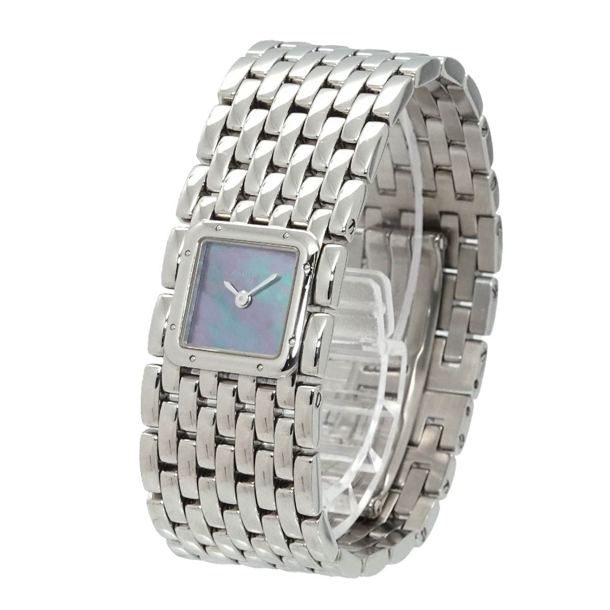 Cartier Panthere Ribbon Watch Blue Shell Quartz — view 3