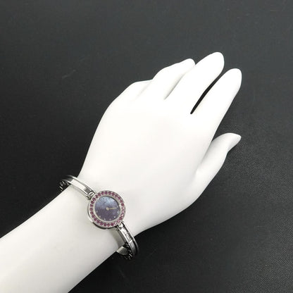 Bvlgari Bangle Watch Pink Garnet Bezel Quartz — view 3