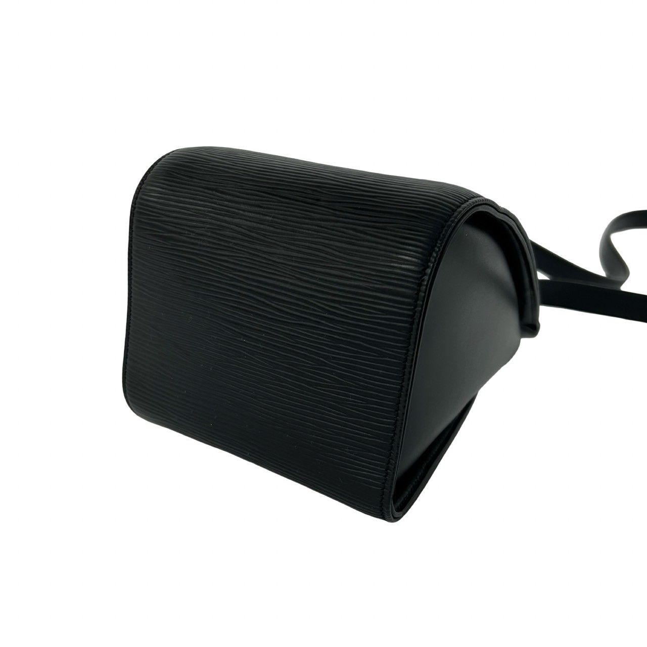 Louis Vuitton Vintage Mini Epi Leather Shoulder Bag Black Noir — view 8