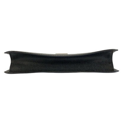 Louis Vuitton Taiga Selenga Black Silver Leather Clutch — view 8