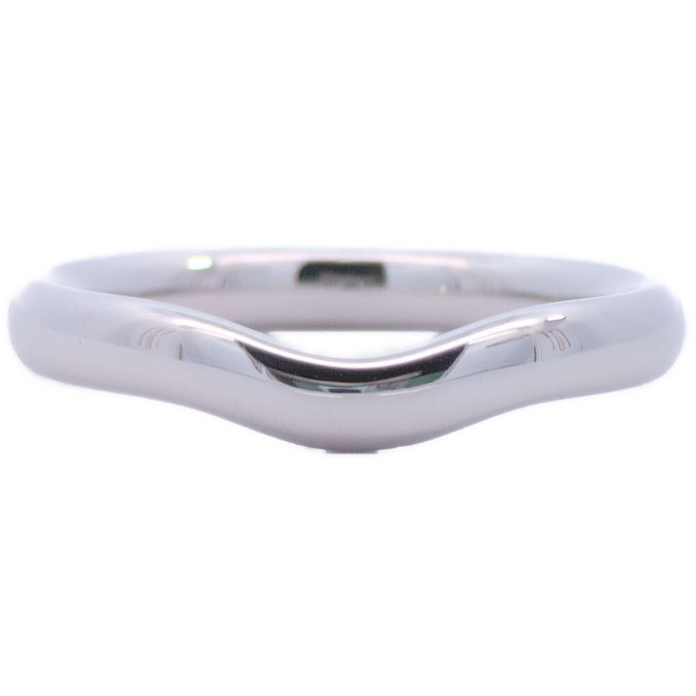 Tiffany & Co Curved Band Ring 58 Platinum