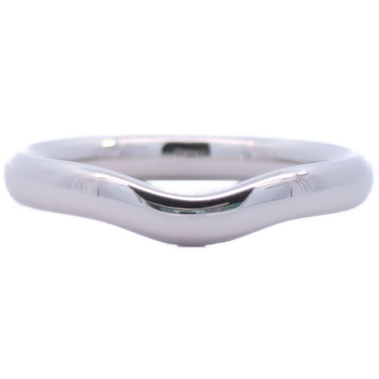 Tiffany & Co Curved Band Ring 58 Platinum