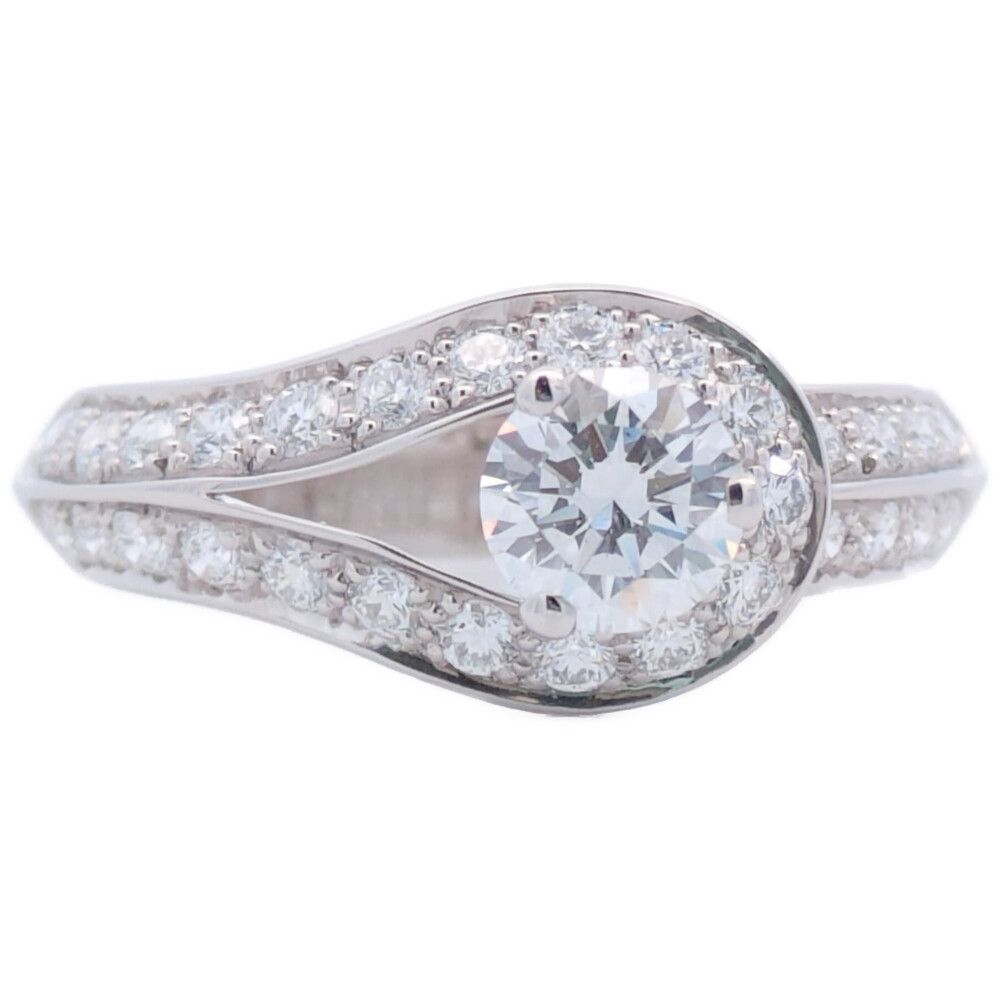Van Cleef & Arpels Cleef&arpels Diamond Ring 53 Platinum