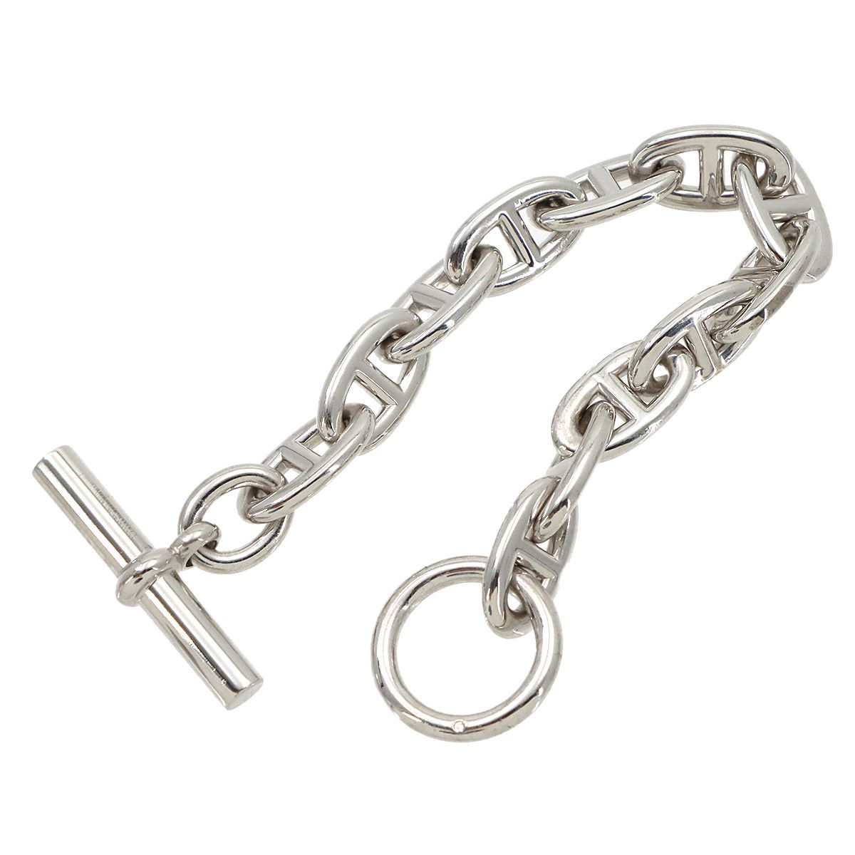 Hermes Chaine D'ancre GM Bracelet 12 Links 16 cm 925 Sterling Silver — view 2