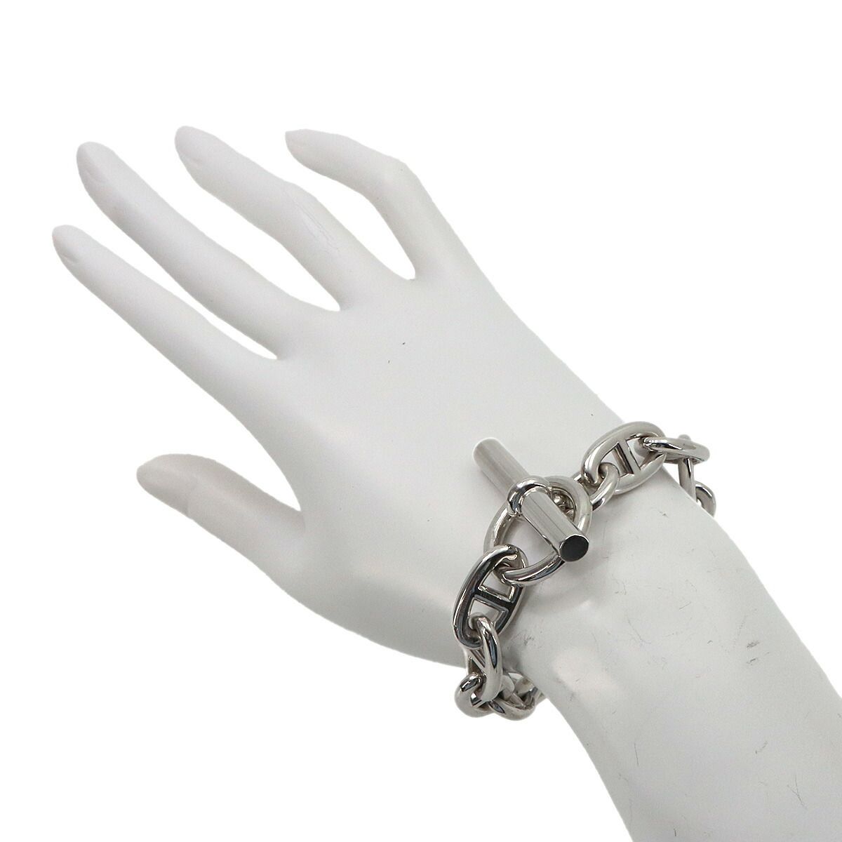 Hermes Chaine D'ancre GM Bracelet 12 Links 16 cm 925 Sterling Silver — view 5