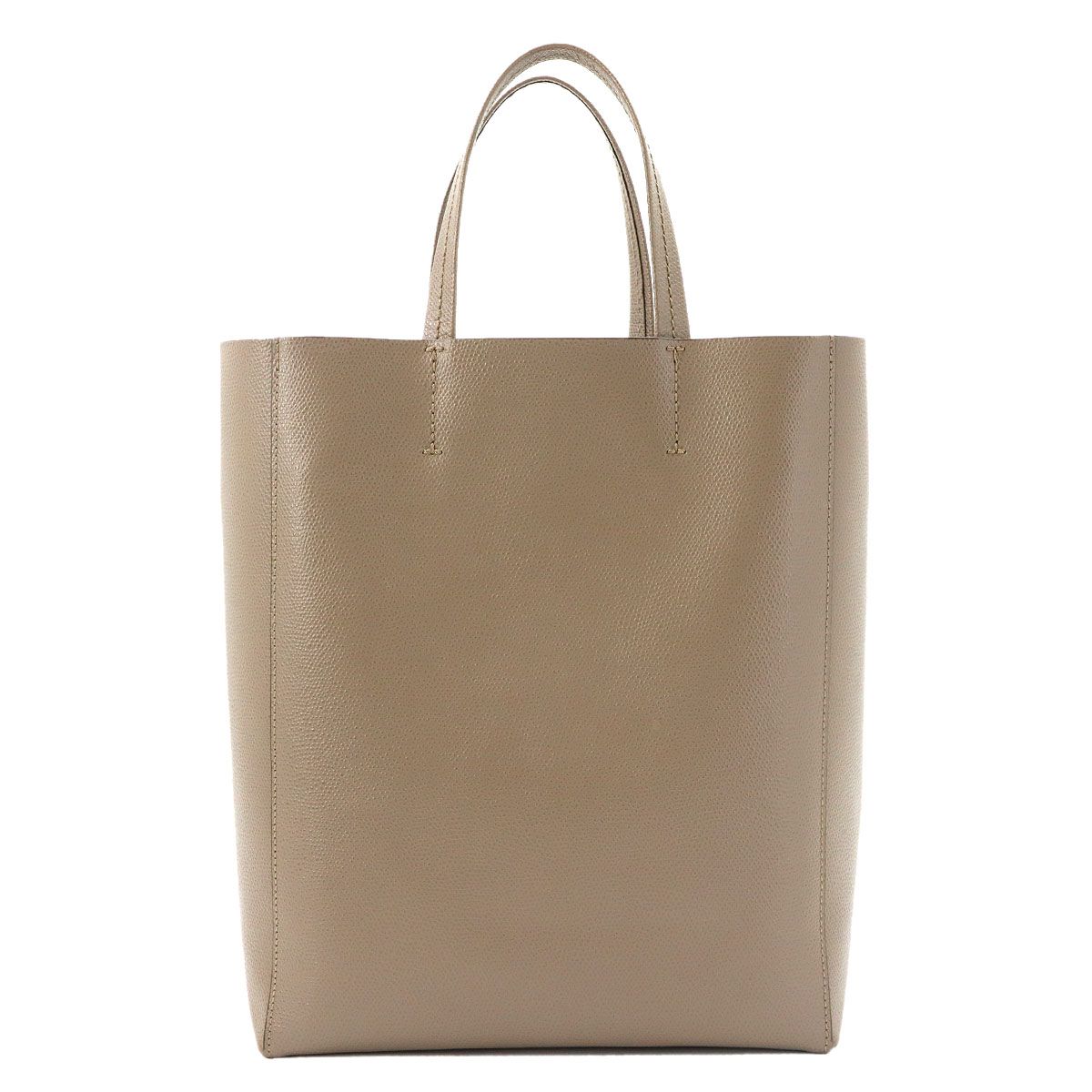 Celine Small Vertical Cover 2-Way Tote Shoulder Bag Leather Taupe — view 2
