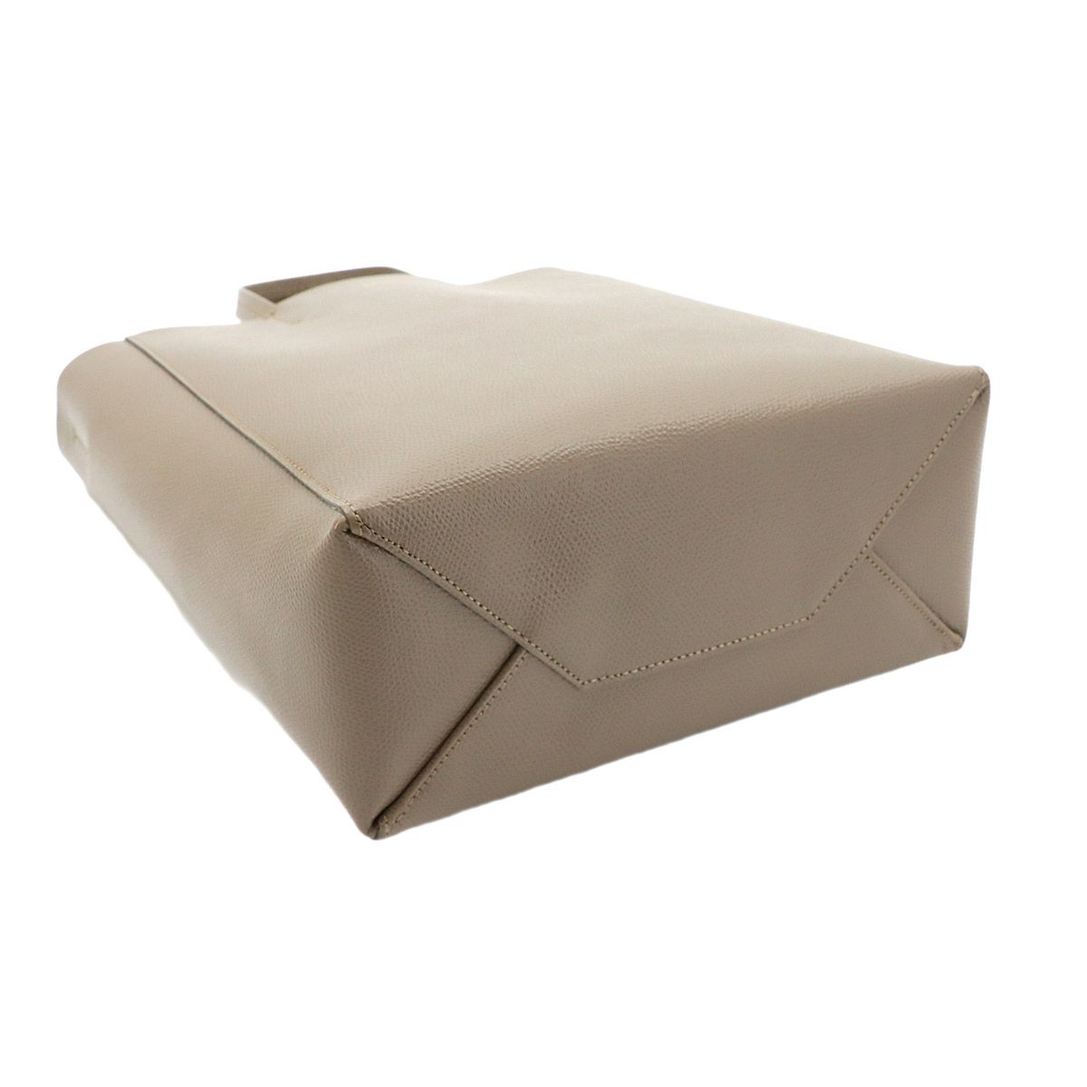 Celine Small Vertical Cover 2-Way Tote Shoulder Bag Leather Taupe — view 4