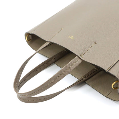 Celine Small Vertical Cover 2-Way Tote Shoulder Bag Leather Taupe — view 5