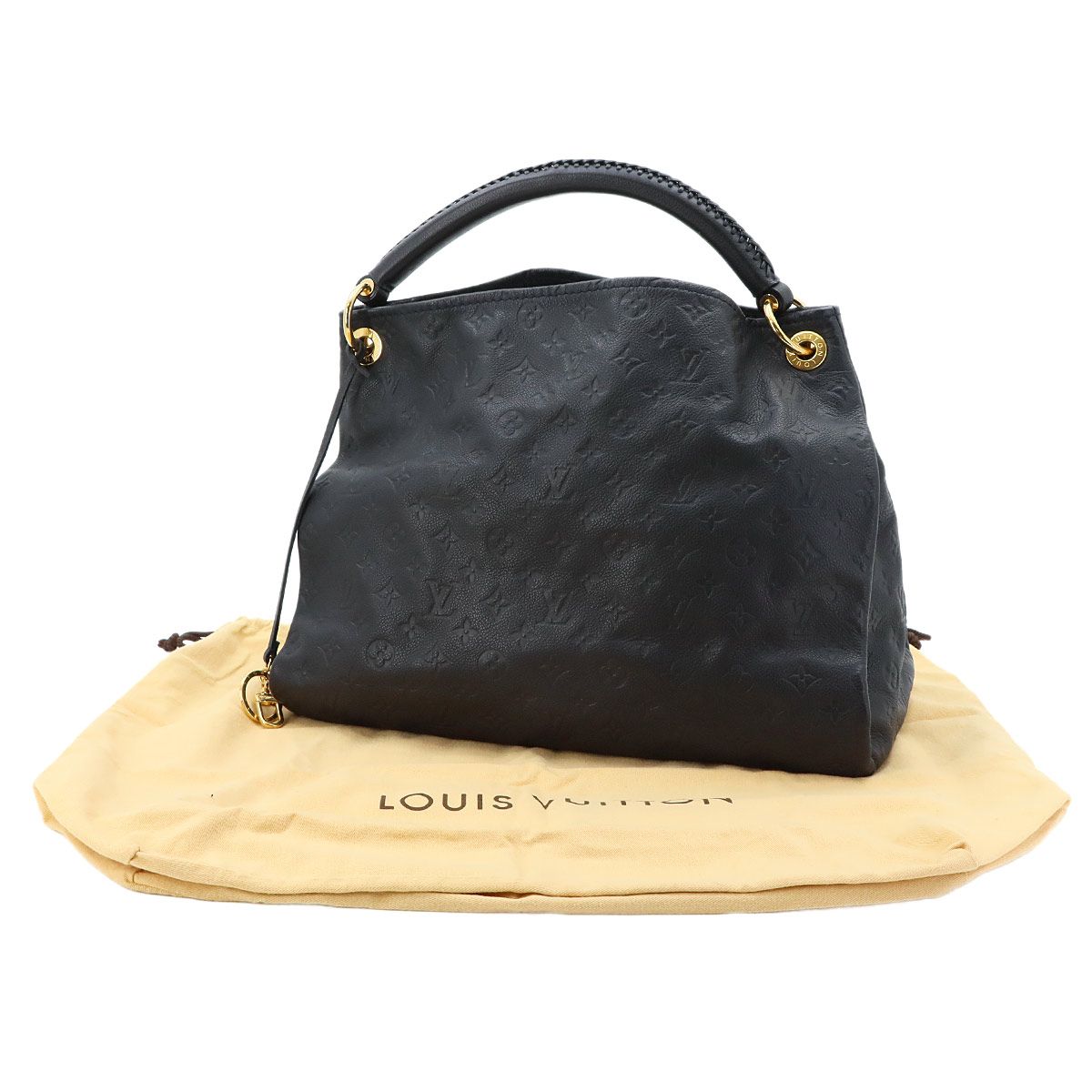 Louis Vuitton Monogram Empreinte Artsy MM Shoulder Bag Leather Infini — view 2
