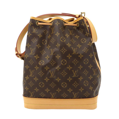 Louis Vuitton Monogram Noe Shoulder Bag Brown Gold Vintage — view 2