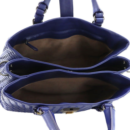 Bottega Veneta Intrecciato Small Rome 2-Way Tote Leather Purple — view 7