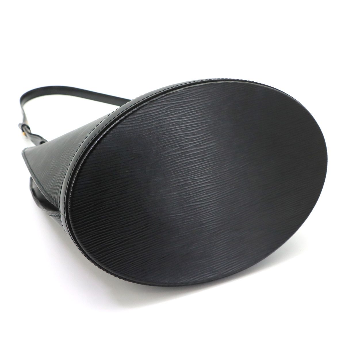 Louis Vuitton Epi Cluny Shoulder Bag Leather Noir Gold — view 4