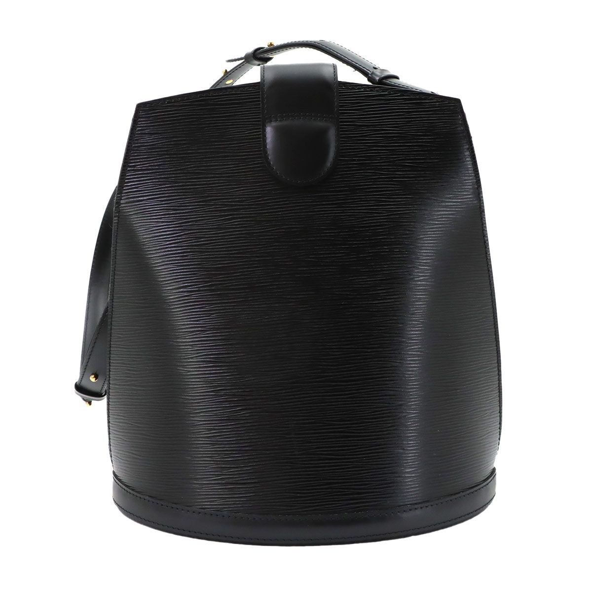 Louis Vuitton Epi Cluny Shoulder Bag Leather Noir Gold — view 2