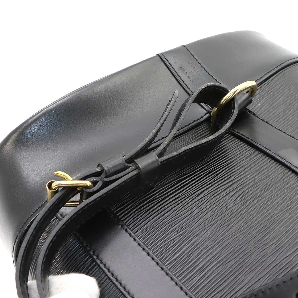 Louis Vuitton Epi Randonnee PM Shoulder Bag Noir Gold — view 8