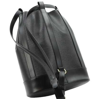 Louis Vuitton Epi Randonnee PM Shoulder Bag Noir Gold — view 5
