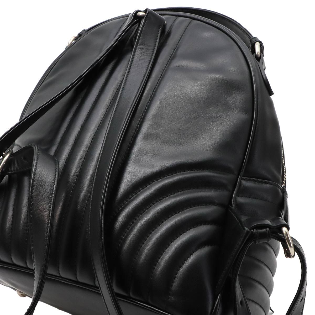 Prada Diagram Backpack Leather Nero — view 8