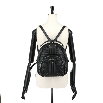 Prada Diagram Backpack Leather Nero — view 9