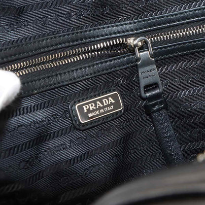 Prada Diagram Backpack Leather Nero — view 7