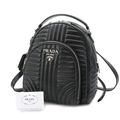 Prada Diagram Backpack Leather Nero — view 2
