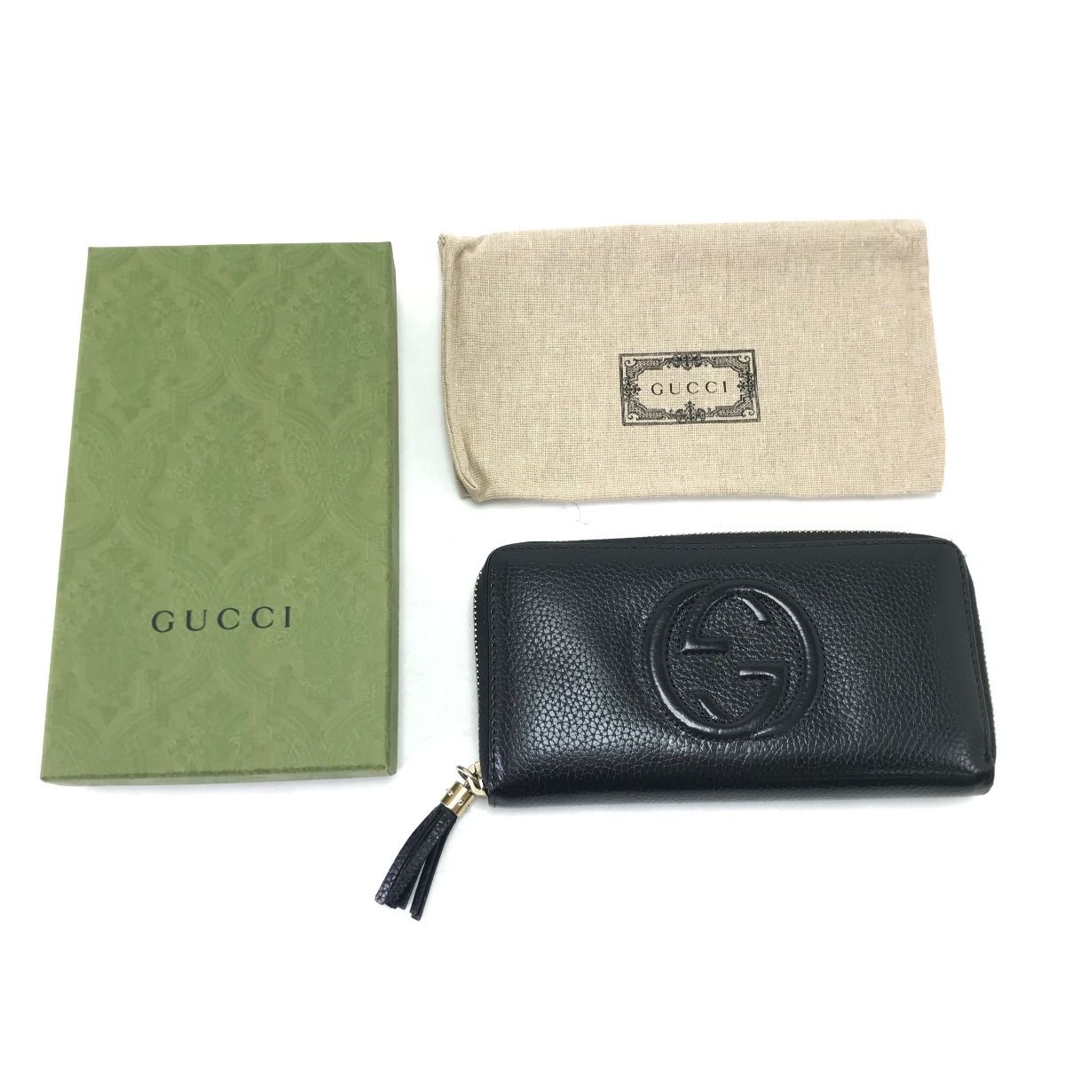 Gucci Wallet Soho Interlocking Black