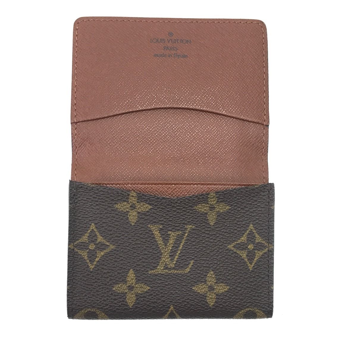 Louis Vuitton Business Card Holder Monogram Envelope Cult Visit Brown — view 7